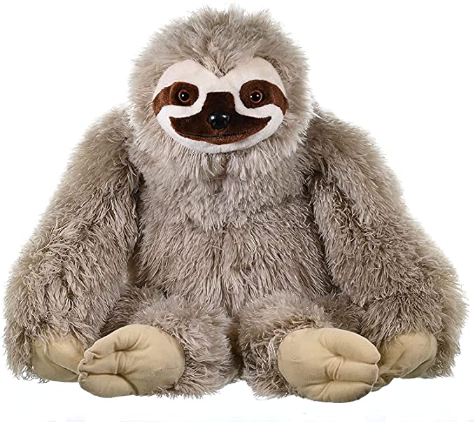 Wild Republic Jumbo Sloth Plush, Giant Stuffed Animal, Plush Toy, Gifts for Kids, 30 Inches