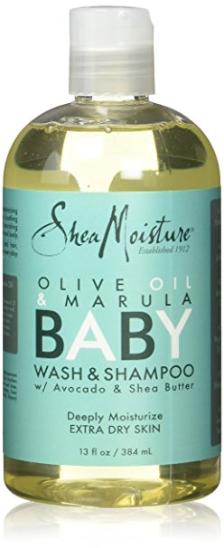 Shea Moisture - Olive & Marula Baby Head-to-Toe Wash & Shampoo with Avocado & Shea Butter - 13 oz.