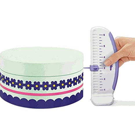 SOURBAN Kitchen Baking Tools Cake Marker DIY Decorative Ruler Leveler Decorator Garland Border Accessory