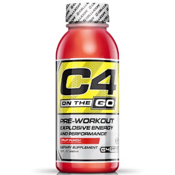 Cellucor C4 On The Go Energy Drink, Fruit Punch, 12 Count