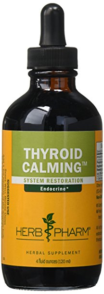 Herb Pharm Thyroid Calming Herbal Formula for Endocrine System Support - 4 Ounce