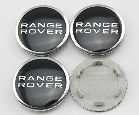 HAMMER RANGE ROVER Black 63mm Wheel Center Hub Caps Cover 4-pc Set Special Offer