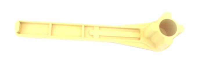 Gas and Bung Wrench Non Sparking Solid Drum Bung Nut Wrench (Yellow)