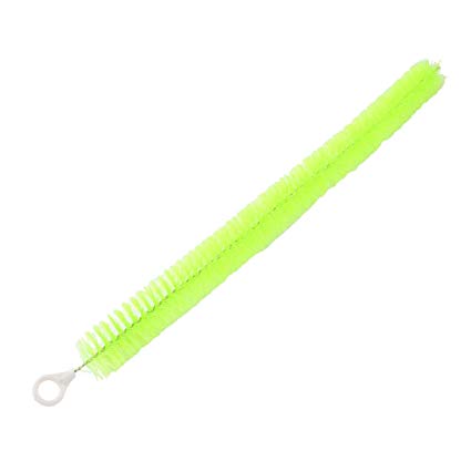 Sourcingmap Aquarium Tank Glass Pipes Flexible Cleaning Brush 24.4 Inch Length Light Green