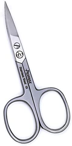 ProMax Professional Matte Finish-Stainless Steel Nail Scissors Curved.CE Mark-30-10001