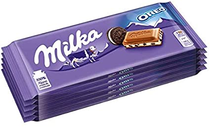 Milka Milka und Oreo 5er, 1er Pack (5 x 100 g)
