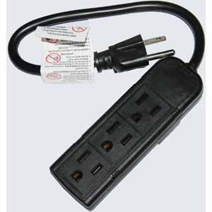 ProHT Power Strip 3 Outlet Extension Cord