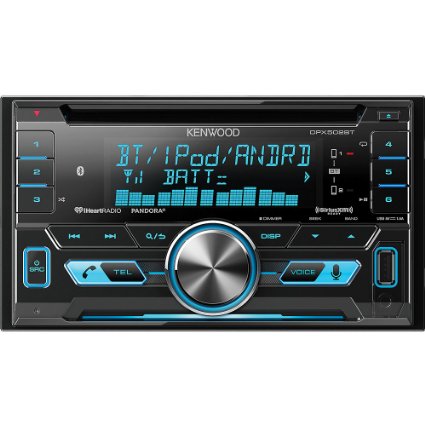 Kenwood DPX502BT Double-Din CD Receiver with USB Interface & Bluetooth