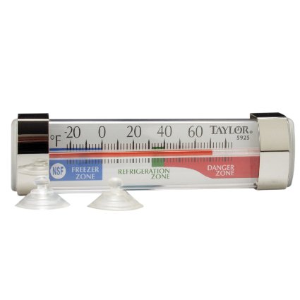 Taylor Precision Products Classic Design FreezerRefrigerator Utility Thermometer