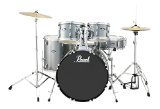 Pearl RS525SCC706 Roadshow 5-Piece Drum Set Charcoal Metallic