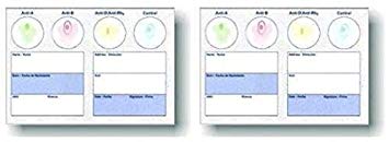 Blood Type Eldoncard Typing Test Kit Includes: 1 Eldoncard, lancet, gauze, alcohol wipe, micropipette, 2 Pack