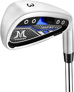 MAZEL WM-X1/2 Individual Men Golf Club Irons 1,2,3,4,5,6,7,8,9,Pitching Wedge,Approach Wedge,Sand Wedge with Graphite/Steel Shafts for Right Handed