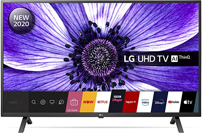 LG 55UN70006LA 55 Inch UHD 4K HDR Smart LED TV with Freeview HD/Freesat HD - Black colour (2020 Model) [Energy Class A]