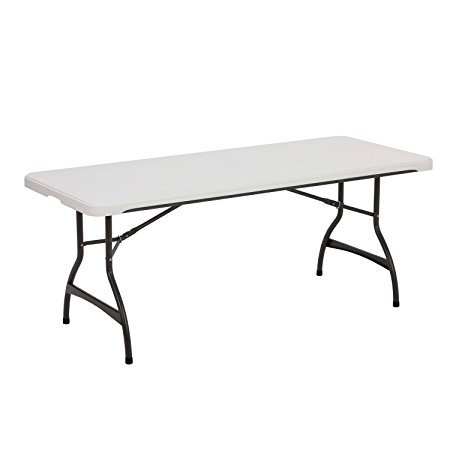 Lifetime Commercial Grade White Granite Nesting Table , 6'