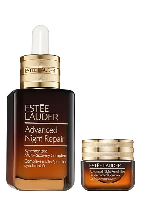 Estee Lauder Advanced Night Repair Face & Eye Duo - Eye Supercharged Complex 0.5 oz, 15ml & Multi-Recovery Complex 1 oz, 30ml