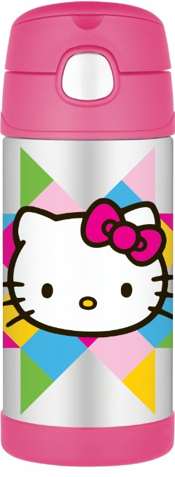 Thermos 12 Ounce Funtainer Bottle Hello Kitty