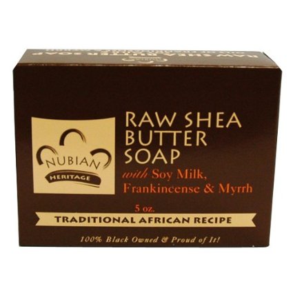 Bar Soap Raw Shea Butter 5 Oz By Nubian Heritage