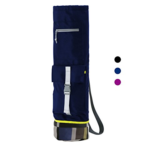 Large Yoga Mat Bag, Opret 28.7" long Mat Bag with Expandable Cargo Pocket for Most Mats- Best Gift for Yoga Enthusiasts