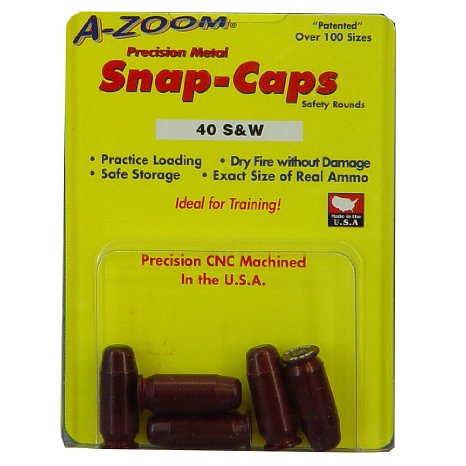 A-Zoom 40 S and W Precision Snap Caps (5 Pack)