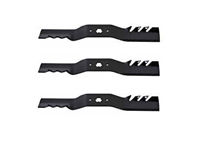 3 Gator 3-In-1 Mulching blades to replace MTD, Cub Cadet 742-04053A, 742-4053B,