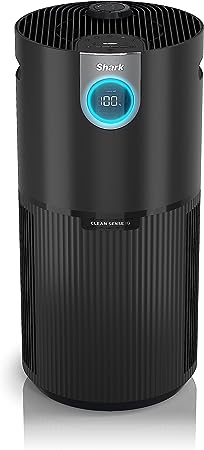 Shark HP232 Clean Sense Air Purifier MAX with Odor Neutralizer Technology, Allergies, HEPA Filter, 1200 Sq Ft, XL Room, Whole Home, Captures 99.98% of Particles, Allergens, Smells & More, Grey