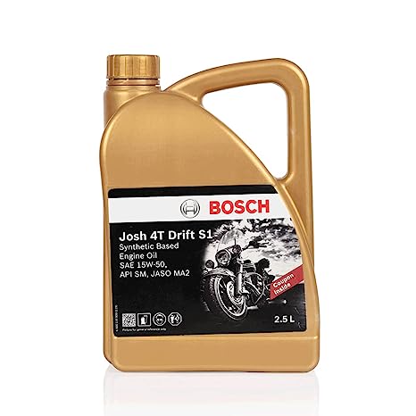 Bosch Semi Synthetic Engine Oil F002H24625- Josh Drift S1 15W50 for 2 Wheeler