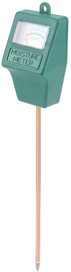 HURRISE Portable Soil Moisture Meter, Plant Moisture Meter Plant Water Meter Hygrometer Moisture Sensor for Indoor & Outdoor, Garden, Yard, Farm, Lawn 11.42X1.97X1.38 inch