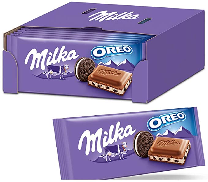 Milka and Oreo 100g, Pack of 22