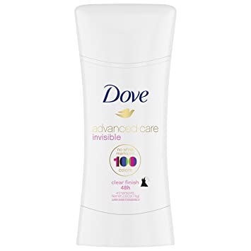 Dove Invisible Advanced Care Antiperspirant Deodorant, Clear Finish, 2.6 Ounce