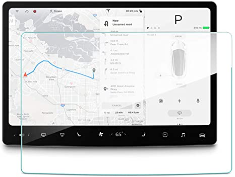 ESR Tesla Model 3 Screen Protector [HD Clear] Center Touchscreen GPS 15” 9H Tempered-Glass Screen Protector [Scratch-Resistant] [Shock-Resistant] Car Navigation Screen Protector for Model 3