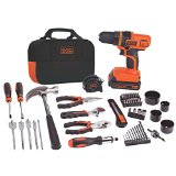Black and Decker LDX120PK 20-Volt MAX Lithium-Ion Drill and Project Kit