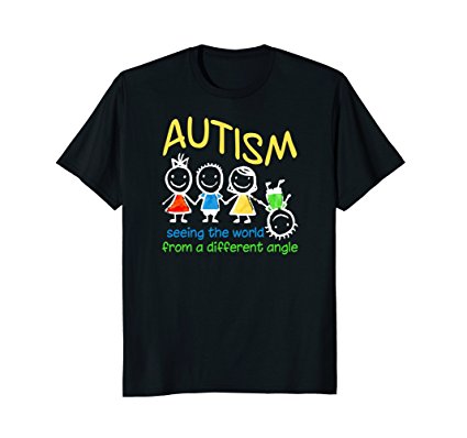 Seeing The World At A Different Angle Autism T-Shirt