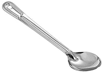 Winco BSON-21, 21" Prime Stainless Steel Solid Basting Spoon, Mixing Spoon, Commercial Cooking Spoon Server, NSF