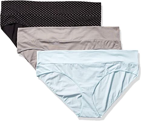 Motherhood Maternity Women's 3 Pack Fold Over Brief Panties