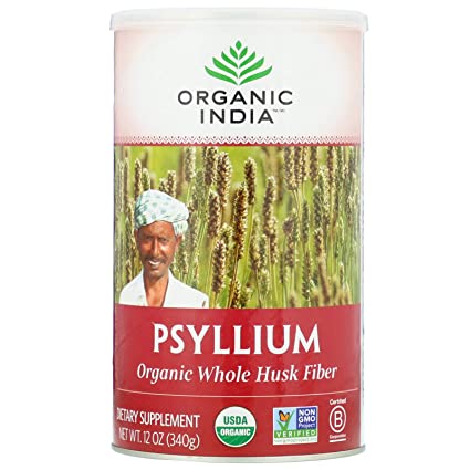 Organic Whole Husk Psyllium 12 oz.