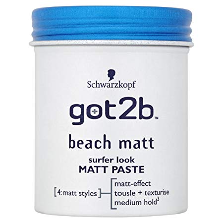 Schwarzkopf got2b Beach Matt Surfer Look Matt Paste 100 ml - Pack of 6