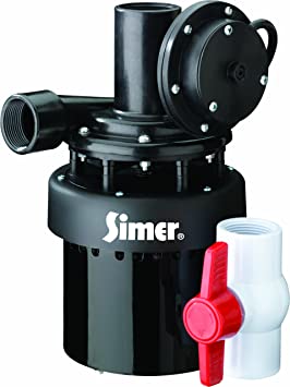 Simer 2935B 1/3 HP Utility Sink Sump Pump