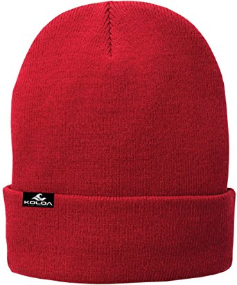 Koloa Surf Soft & Cozy Fleece Lined Fold Beanies in 12 Colors