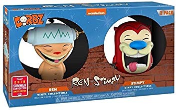 Funko Dorbz: Ren and Stimpy - Nickelodeon Vinyl Figures - 2-Pack - 2018 SDCC Exclusive