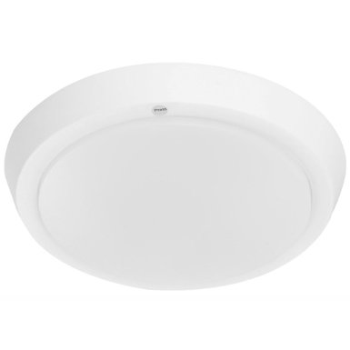 GetInLight 7 Inch Flush Mount LED Ceiling Light with ETL Listed, Soft White 3000K, Matte White Finish, IN-0302-2-WH