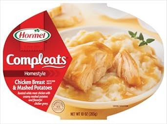 Hormel Homestyle Compleats Chicken Breast & Mashed Potatoes 10 oz (Pack of 6)
