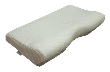 Ergonomic Medically Firm Memory Foam Bed Pillow by GOXY w. Magnets and Extra Bamboo Pillowcase