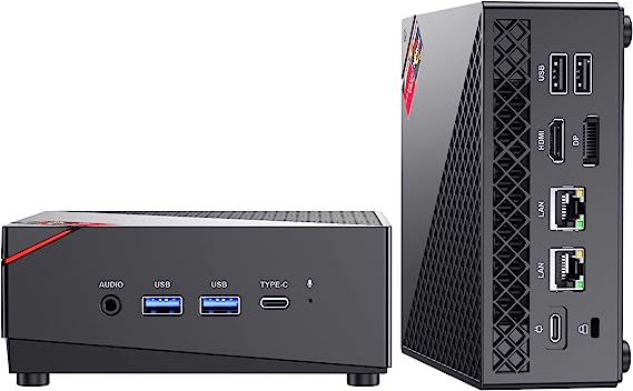 ACEMAGICIAN [Dual LAN Mini PC] AMD Ryzen 7 5800U Mini PC (8C/16T, up to 4.4Ghz) 32GB DDR4 512GB NVMe SSD Mini Computers Windows 11 Pro, 4K Triple Display Mini Desktop WiFi6/Bluetooth/Dual Channel