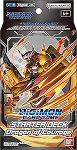 BANDAI NAMCO Entertainment Digimon Card Game Starter Deck: Dragon of Courage