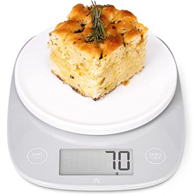 Greater Goods Kitchen Table Top Scale | Our Ultra Accurate Model, Perfect for Weighing Food and Coffee, for Nutrition and Meal Prep | Measures in Grams, Ounces, Milliliters, and Pounds
