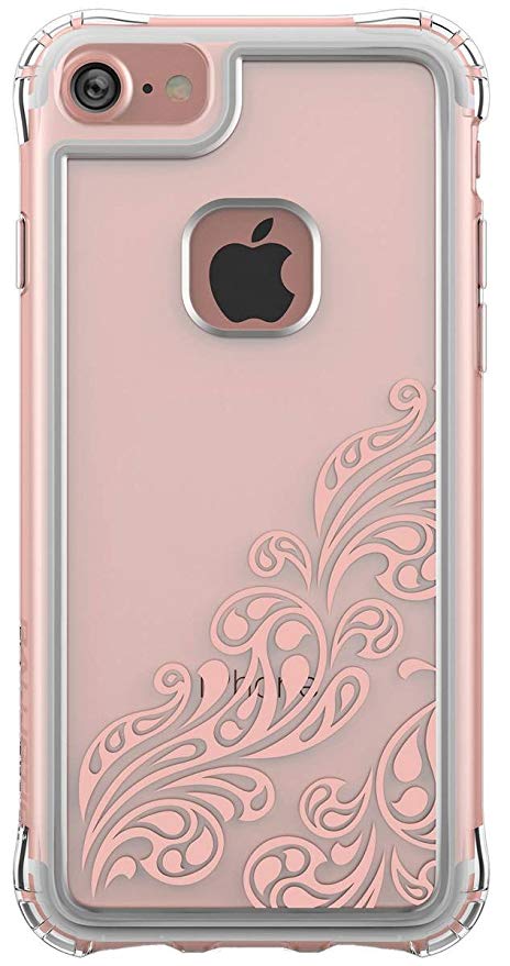 Ballistic Jewel Essence Case for Standard Size 4.7-Inch Apple iPhone 8/7/6S/6 - Clear/Rose Gold - Not Compatible with iPhone Plus 5.5-Inch Screen Size Smartphones