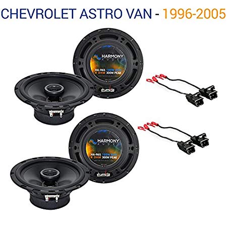 Fits Chevy Astro Van 1996-2005 Factory Speaker Upgrade Harmony (2) R65 Package New
