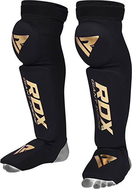 RDX Shin Guard Instep Foam Pad Boxing Knee Brace Support Leg Guards MMA Foot Protection Kickboxing
