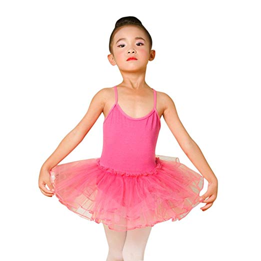 Voberry Baby-Girl's Toddler/Camisole Tutu Dress Leotard Skirt Dance, Gymnastics Ballet
