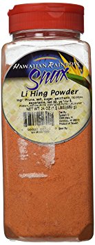 Li Hing Mui Plum Powder 24 Ounce Jar 1.5 Pounds